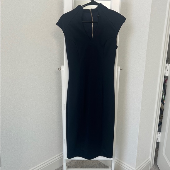 Alexia Admor Katrina Navy Blue midi Dress - Picture 2 of 9